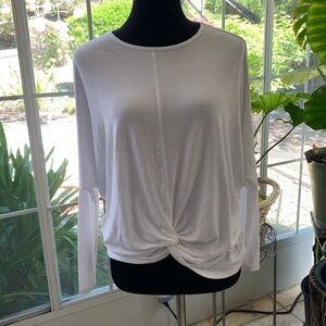 Gaze Women Long Sleeve Top with knotted front